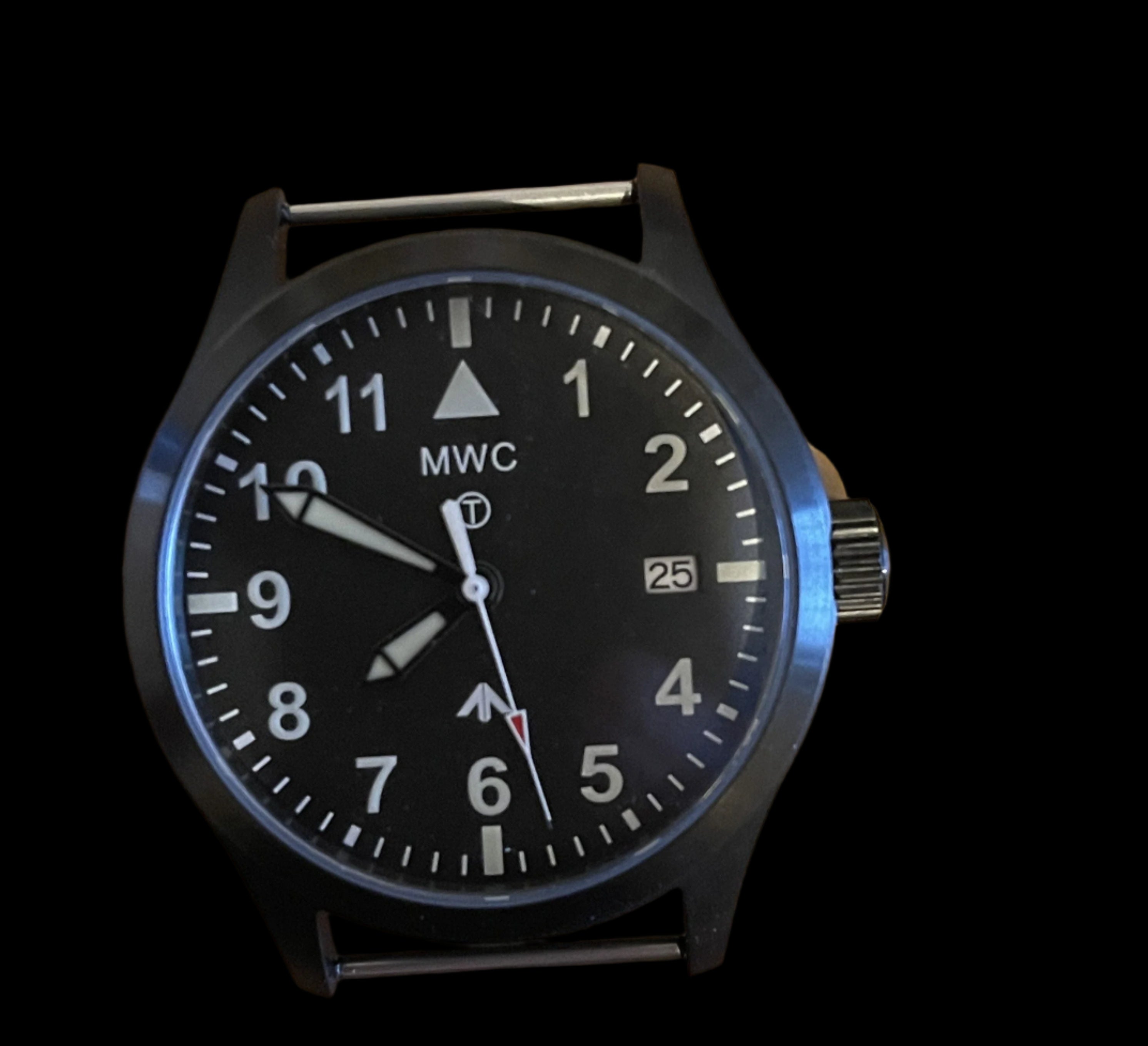 10 x 18mm, 20mm, 22mm or 24mm Watch Pins Designed to Create the Appearance of a Military Watch with Fixed Solid Bars