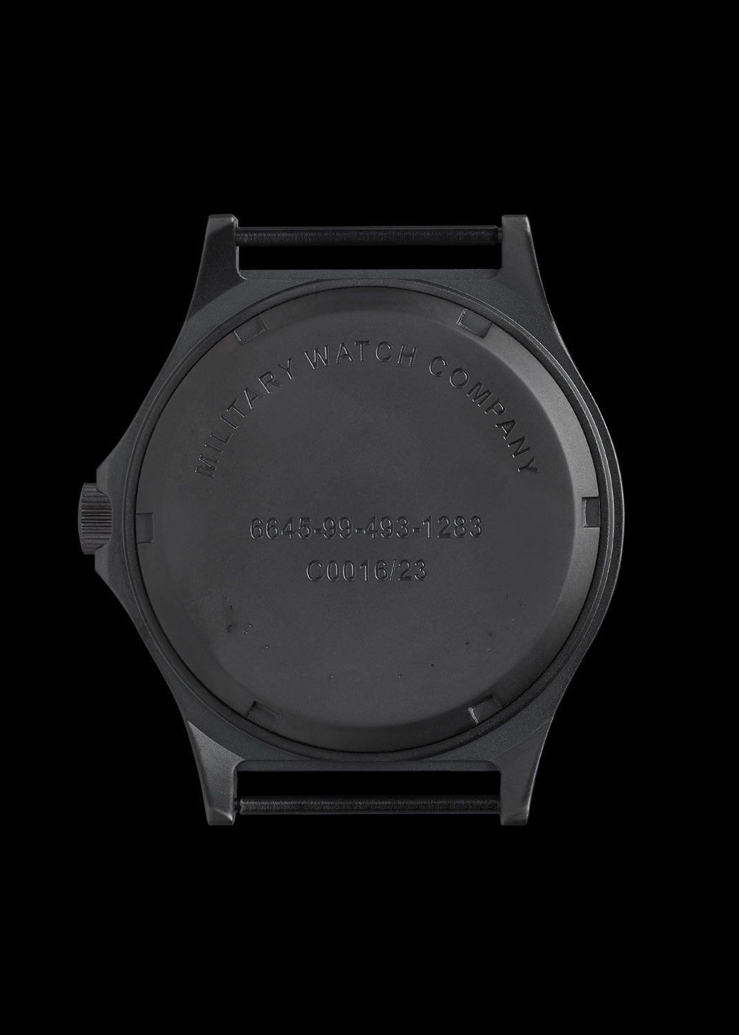 MWC G10 200m/660ft Water resistant Black PVD Steel Military Watch with Sapphire Crystal and Date - NATO Stock Number: NSN 6645-99-493-1283D