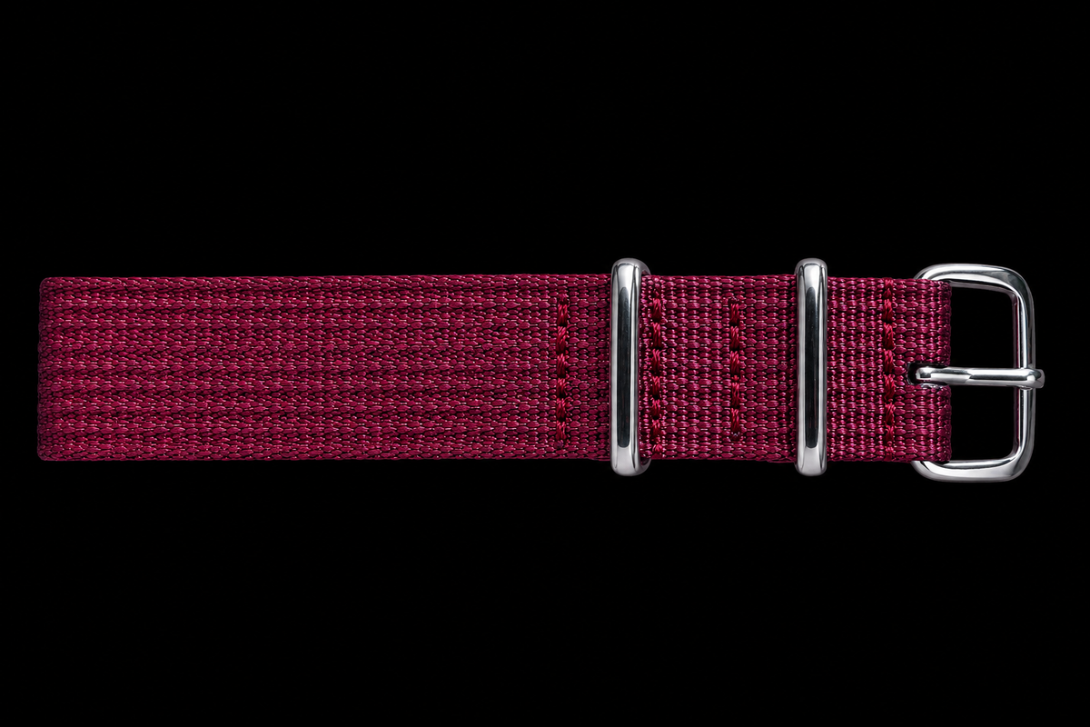 18mm Maroon Paratrooper NATO Military Watch Strap