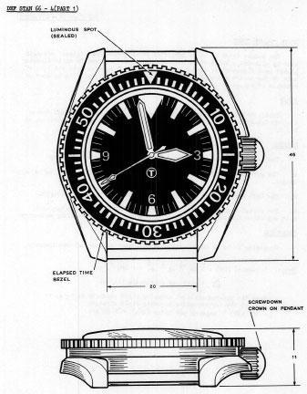 MWC 24 Jewel 1980s Pattern 300m Automatic Military Divers Watch with Sapphire Crystal on a Steel Bracelet
