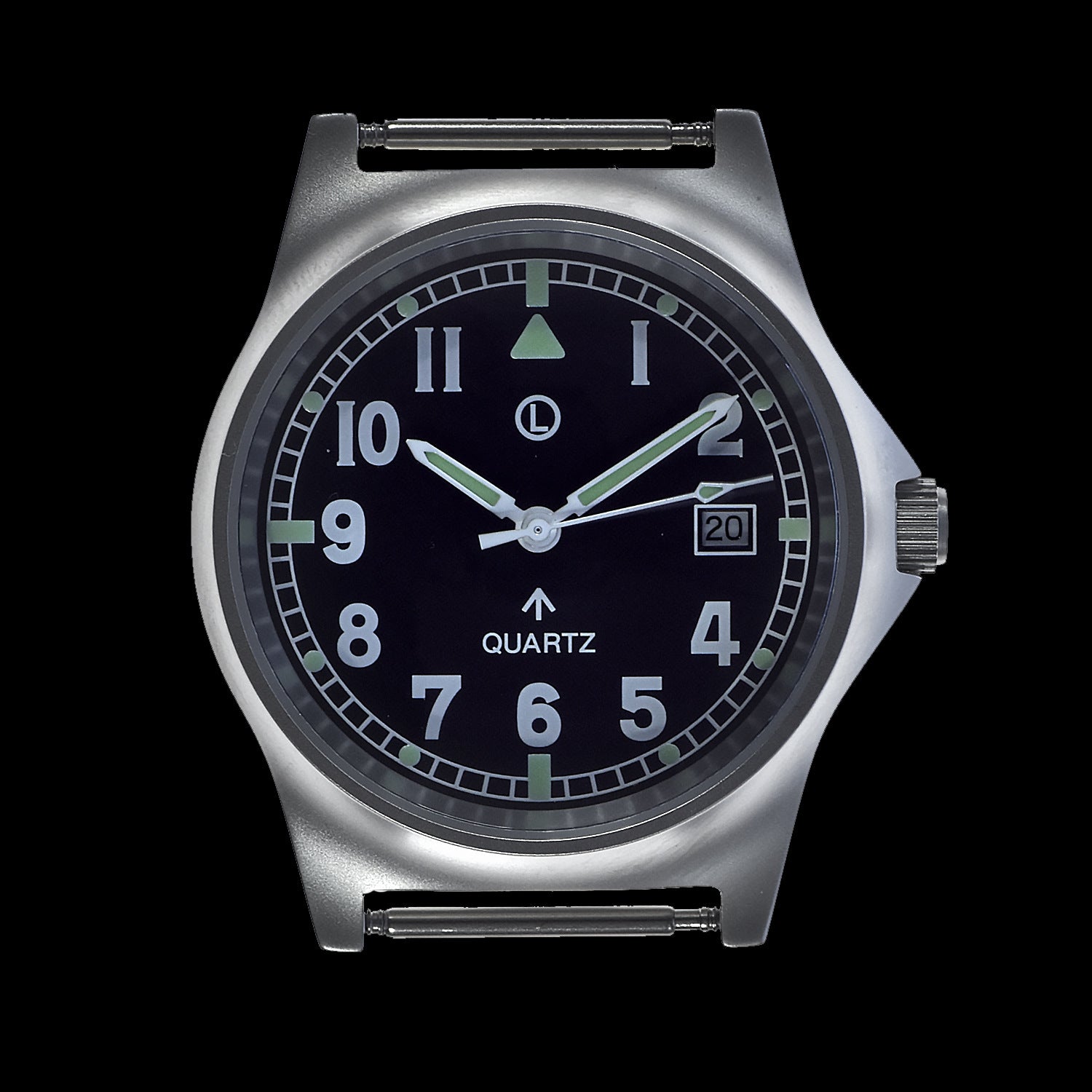 MWC G10 LM Stainless Steel Military Watch No Strap (Plain Engravable Caseback)