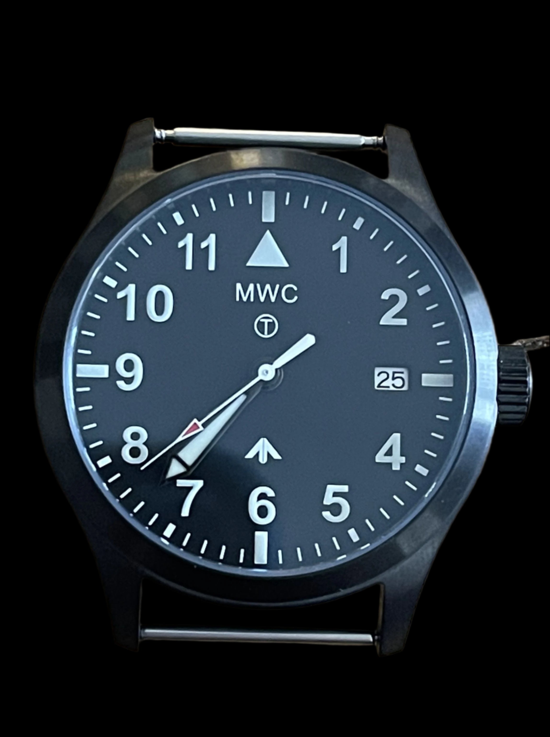 10 x 18mm, 20mm, 22mm or 24mm Watch Pins Designed to Create the Appearance of a Military Watch with Fixed Solid Bars