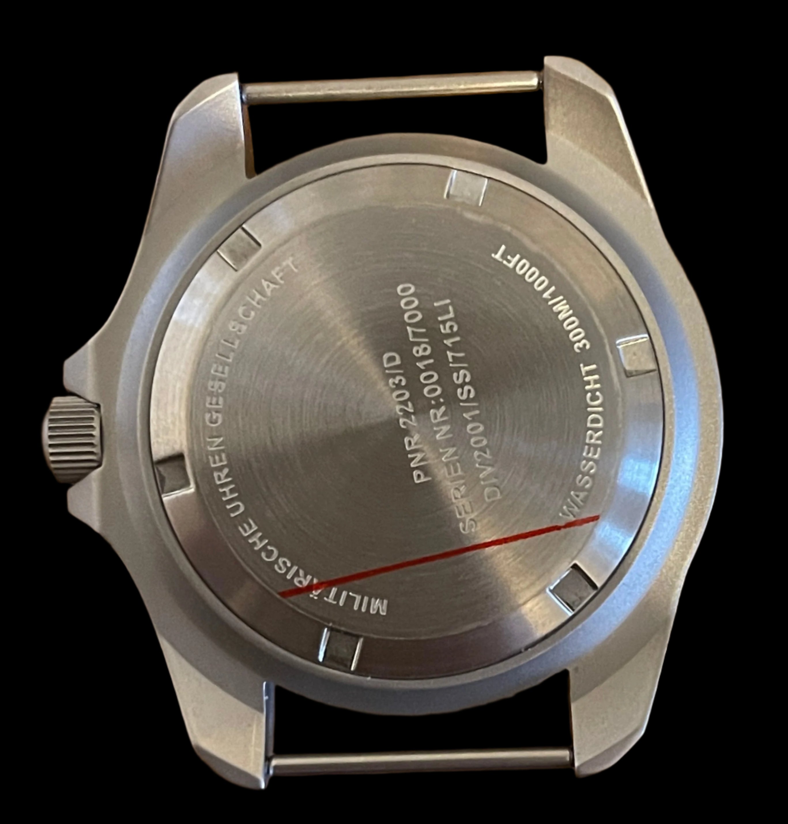 10 x 18mm, 20mm, 22mm or 24mm Watch Pins Designed to Create the Appearance of a Military Watch with Fixed Solid Bars