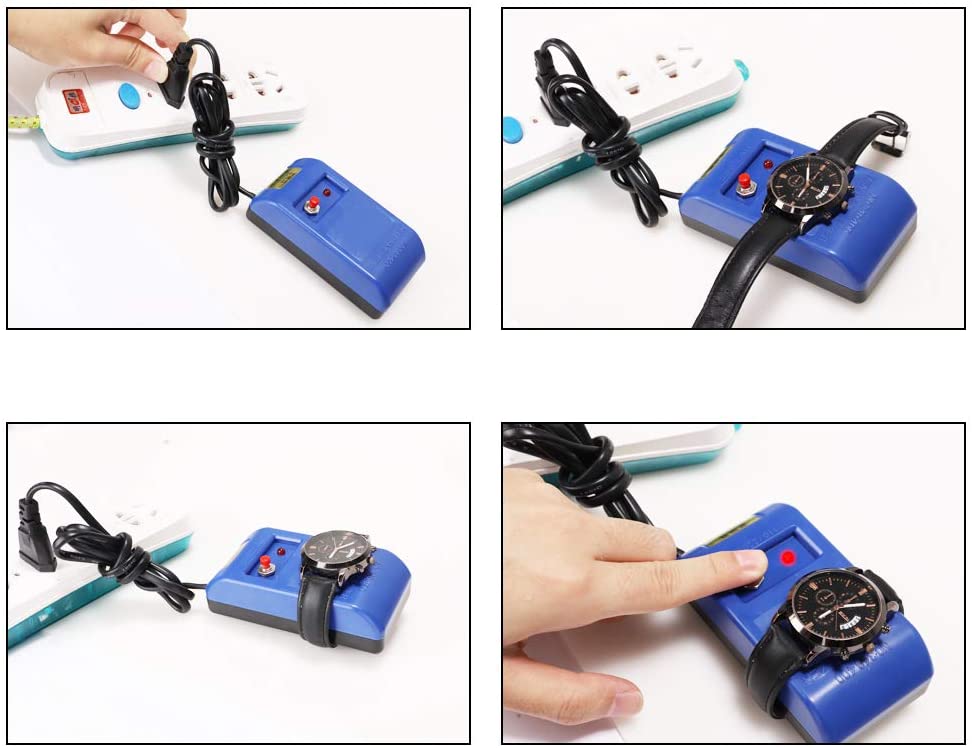 Watch Demagnetiser - A Vital Tool If You Own Multiple Mechanical Watches - U.S Pattern Mains Plug
