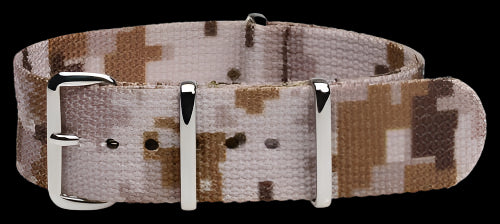 18mm US ACU Digital Camo Desert NATO Military Watch Strap