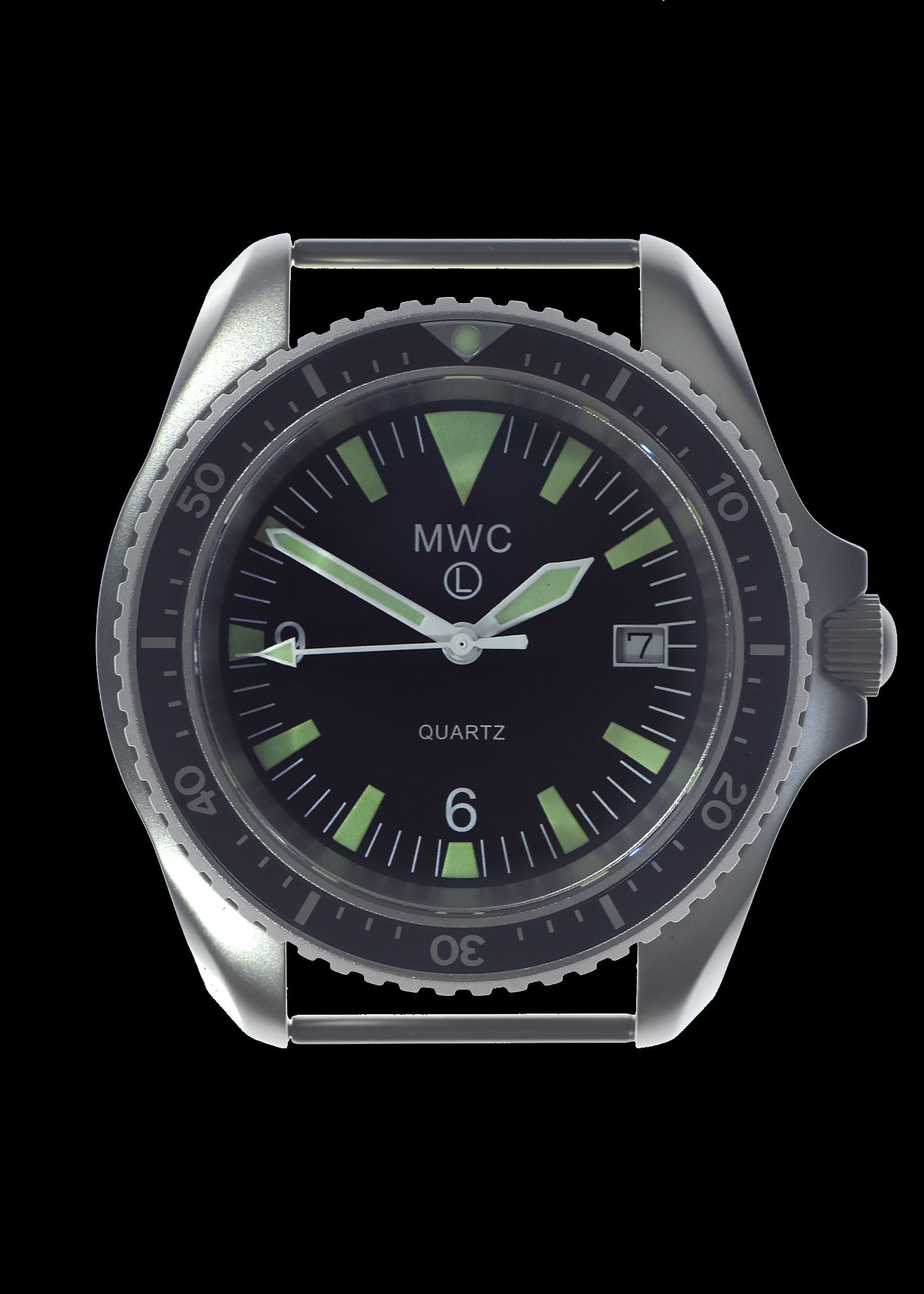 Current NATO Pattern Quartz Military Divers Watch with Sapphire Crystal and 10 Year Battery Life - NATO STOCK NUMBER NSN 6645-99-157-3496