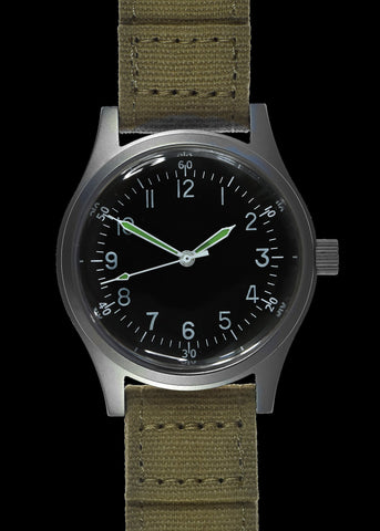 Aeschbach WW2 Pattern Germany Luftwaffe / Reichsluftfahrtministerium (RLM) Pilots Watch with 17 Jewel Hand Winding Mechanical Movement