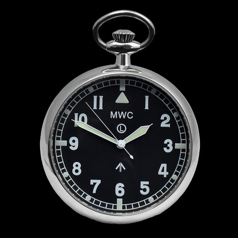 Aeschbach WW2 Pattern German Airforce (Luftwaffe) 17 Jewel Hand Wound Military Pocket Watch