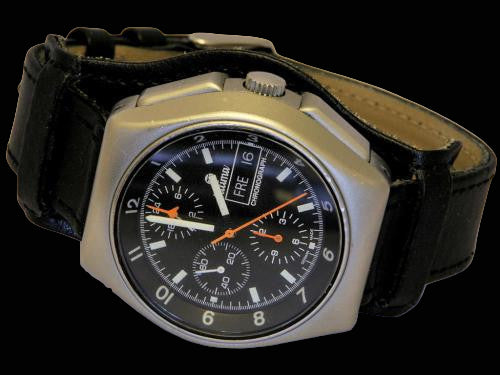 18mm German "Luftwaffe / Bund” Aviators Leather Military Watch Strap